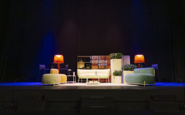 escenografía WELL diseño Macarena Gea Anna Ferrer y Actiu
