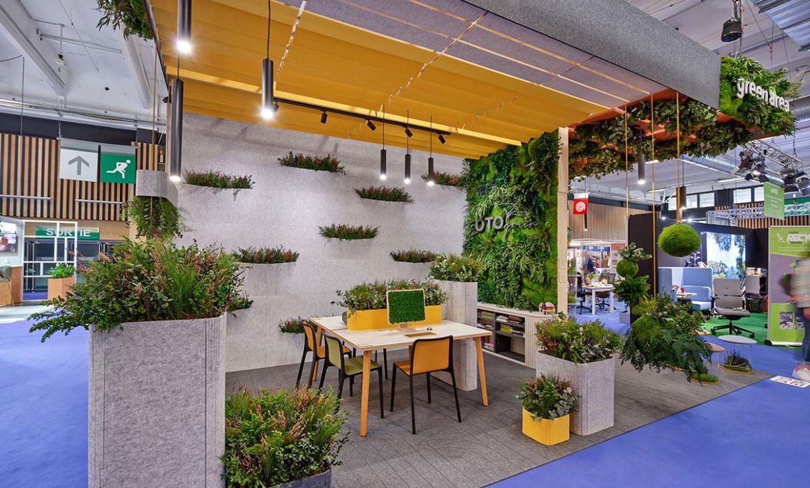 Workspace expo paris fair Greenarea biophilic solutions for offices